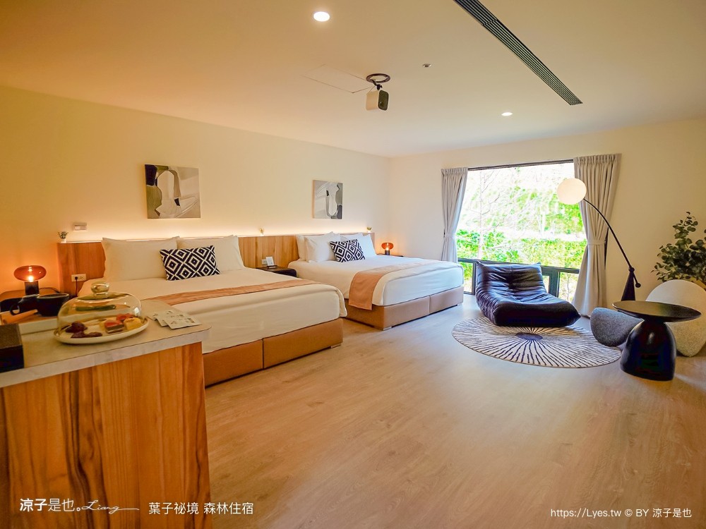 葉子祕境 南投埔里民宿 森林住宿 豪華懶人 netflix disney 日月潭 早餐 晚餐