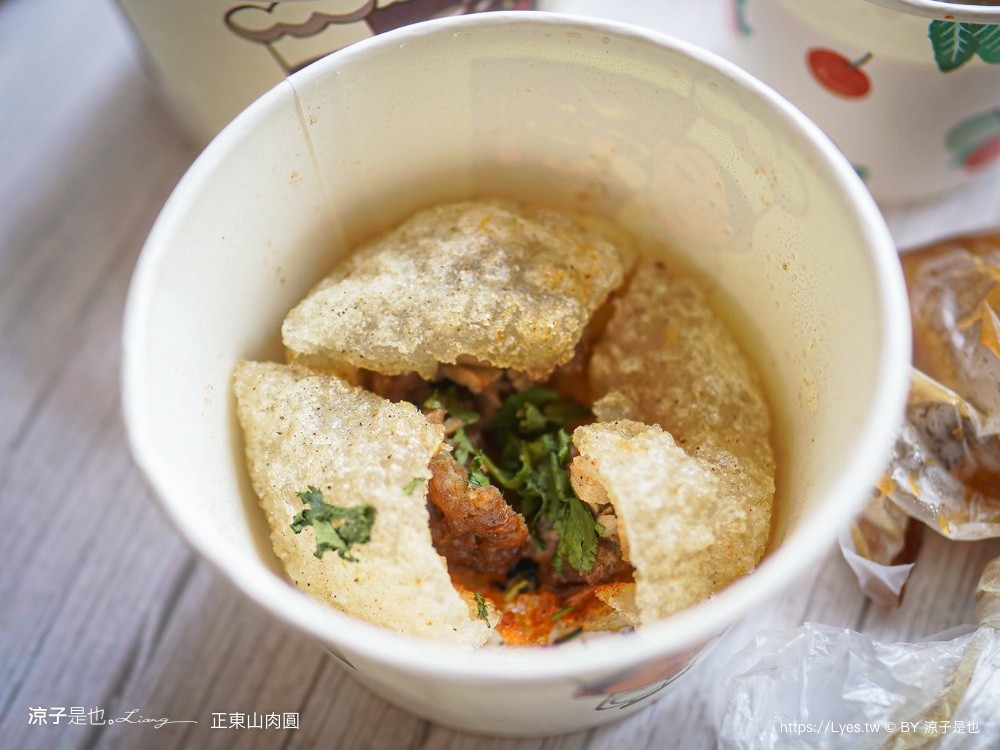 正東山肉圓 台中肉圓 台中小吃 脆皮肉圓 正東山肉圓菜單