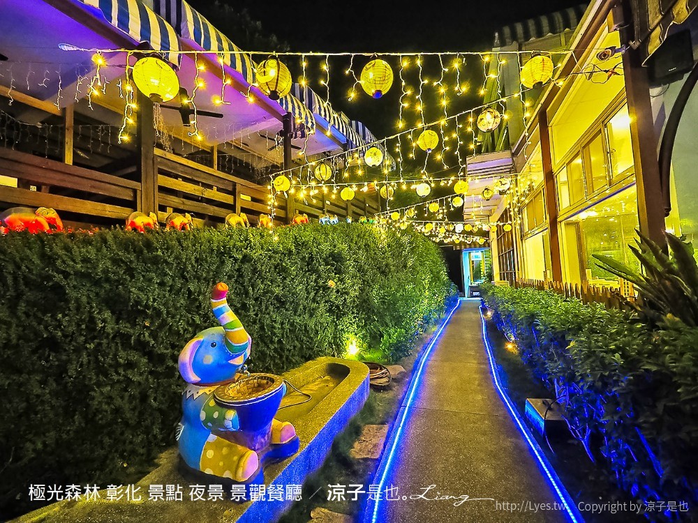 極光森林 彰化 景點 夜景 景觀餐廳