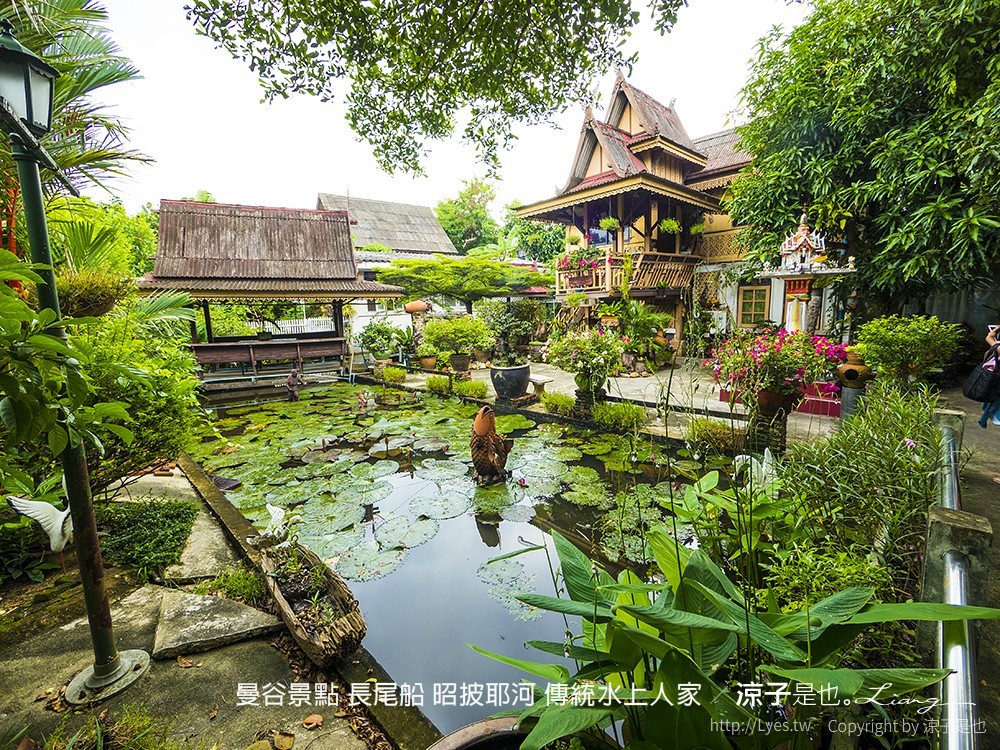 曼谷景點 長尾船 昭披耶河 傳統水上人家