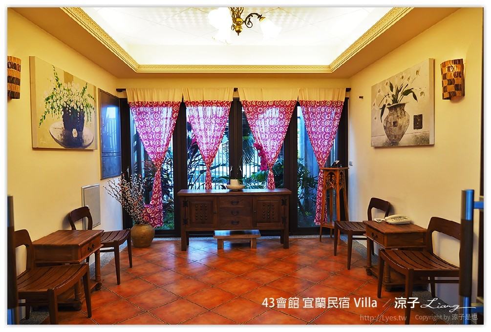 宜蘭-43會館 彷彿置身峇里島Villa中的宜蘭43會館(環境與房型篇)