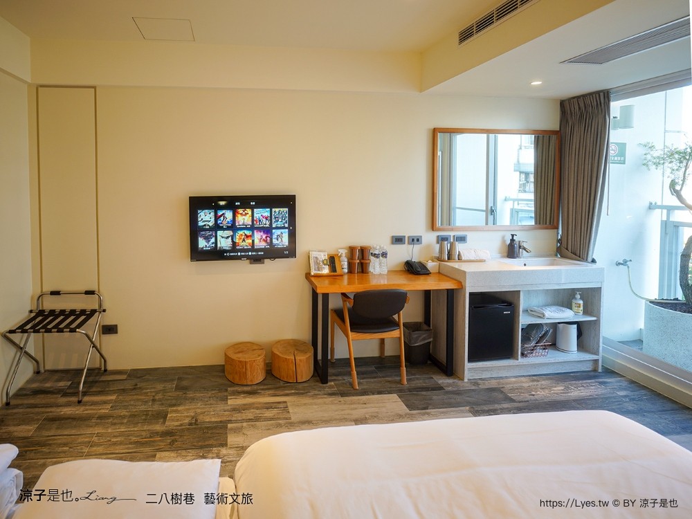 二八樹巷藝術文旅 台中逢甲住宿 西屯親子飯店 台中親子住宿推薦 和室房間 點心自助吧 公園 youbike