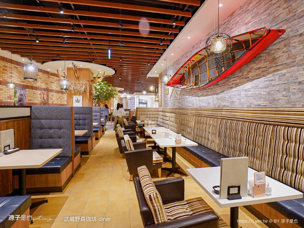 武藏野森珈琲diner 菜單 台中 lalaport 美食 台中車站早午餐 日本咖啡廳 森林系