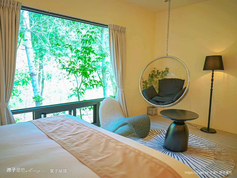 葉子祕境 南投埔里民宿 森林住宿 豪華懶人 netflix disney 日月潭 早餐 晚餐