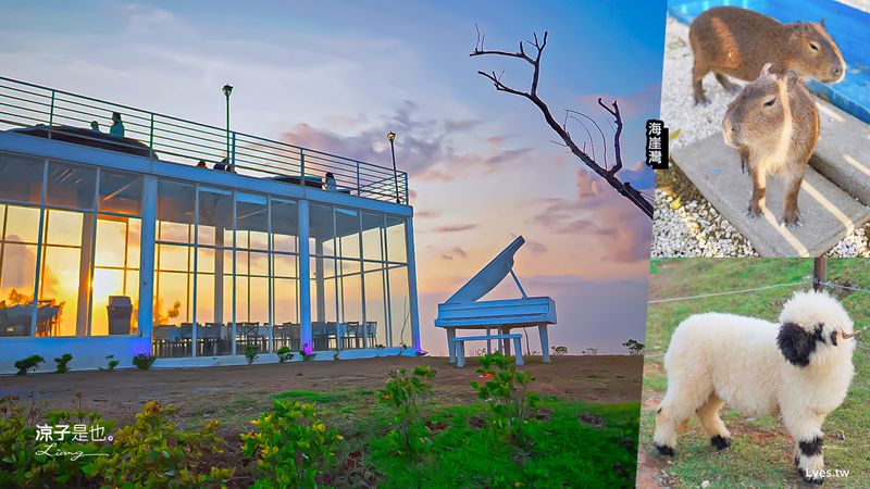 【墾丁】海崖灣(附菜單) 墾丁最新玻璃屋景觀餐廳 坐擁270度絕美海景 屏東關山看夕陽景點 還有水豚君、草泥馬、笑笑羊 墾丁親子景點推薦