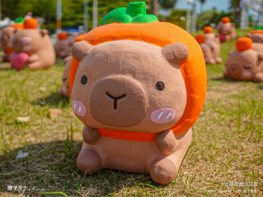 2025卡比胖拉出沒注意 台南景點 親子景點 水豚君 安平漁人碼頭 親子旅遊 假日市集 卡比胖拉夜間燈光秀 臺南萌翻天