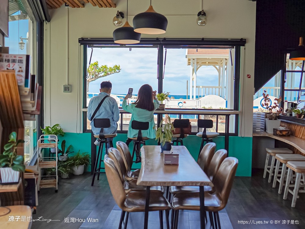 海景咖啡廳 墾丁海景餐廳推薦 日式茶點 烤飯團 日式糰子 hou wan