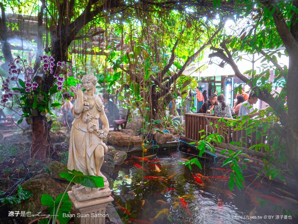 Baan Suan Sathon 泰國曼谷 森林系餐廳 推薦 泰式料理 網美風 交通 下午茶