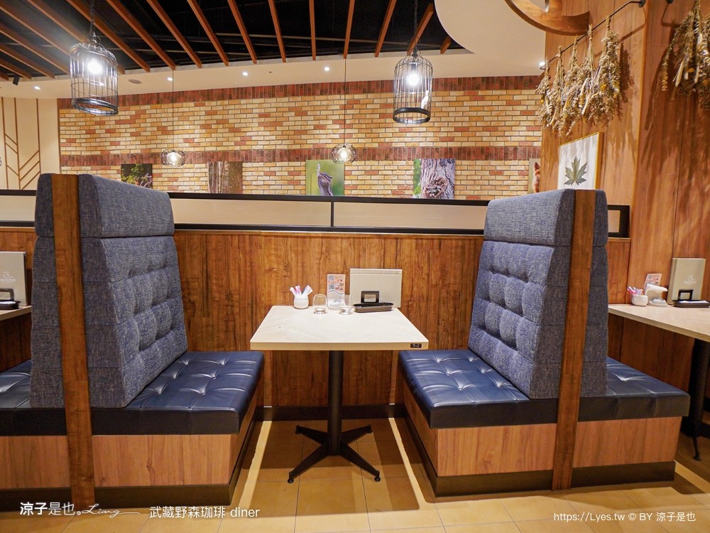 武藏野森珈琲diner 菜單 台中 lalaport 美食 台中車站早午餐 日本咖啡廳 森林系