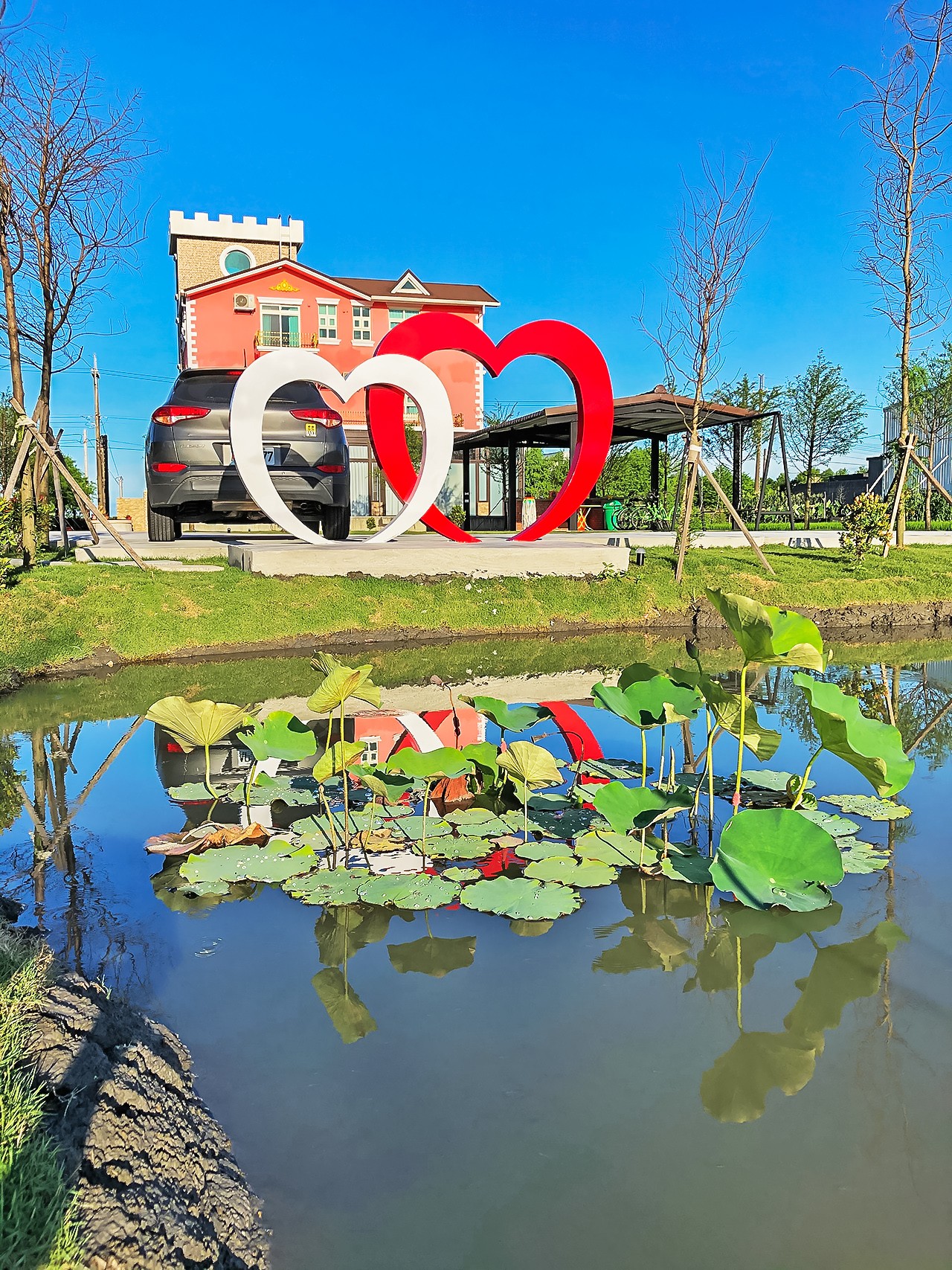 宜蘭-蜜雪蓮親子城堡 全新五結民宿 溜滑梯房型可以盡情玩 還有遊戲室、電動車、戲沙玩水池