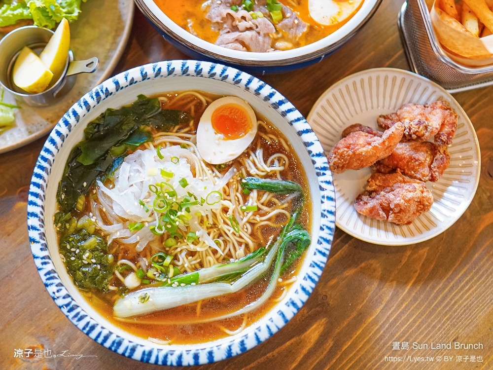晝島 菜單 台中北屯美食 新開幕 早午餐餐廳推薦 牛肉麵早餐 三明治 sun land brunch