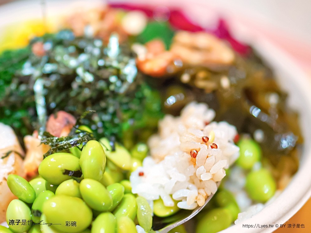 彩碗 菜單 台中北屯餐廳 北平路美食 健康便當 沙拉餐盒 夏威夷料理 新鮮原型食物 colorbowlpoke