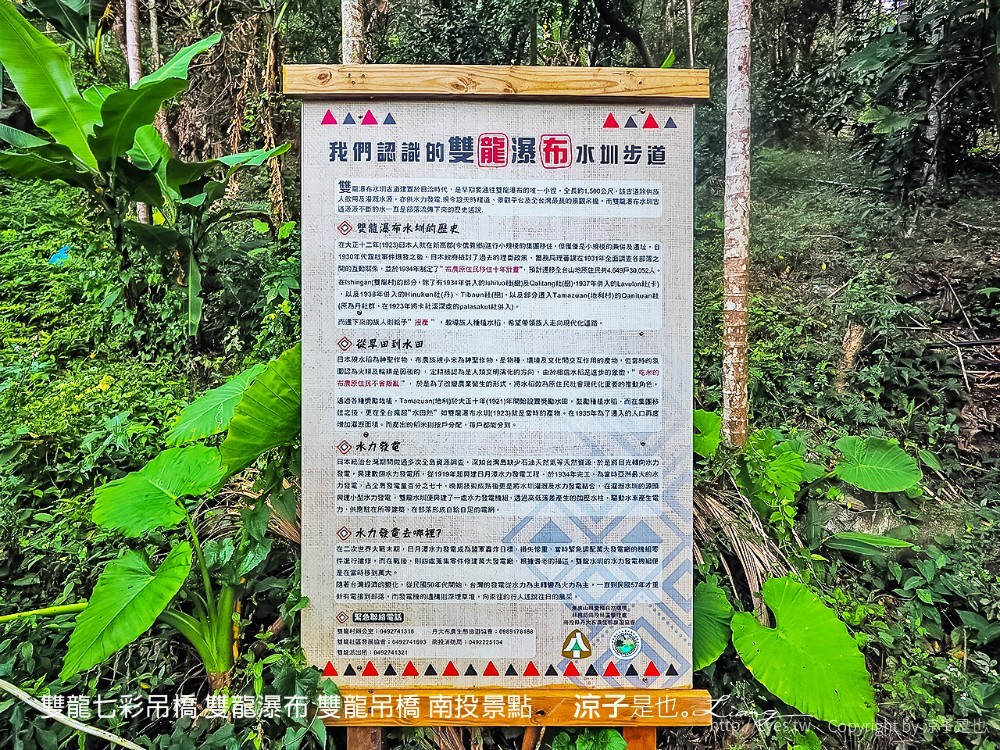 雙龍七彩吊橋 雙龍瀑布 雙龍吊橋 南投景點