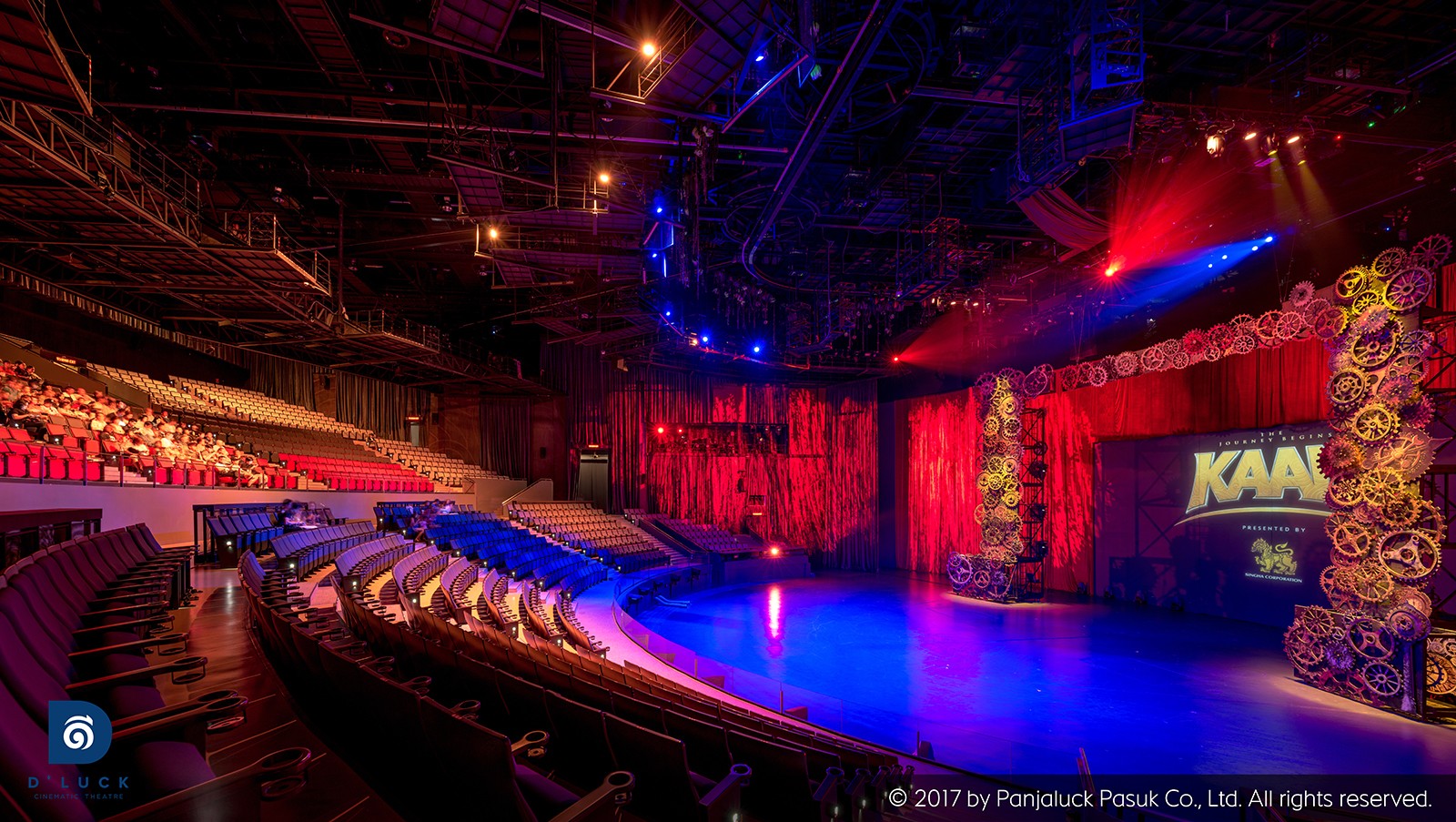 泰國-KAAN SHOW PATTAYA 芭達雅親子景點 結合4D投影、舞台、雜技的奇幻表演秀