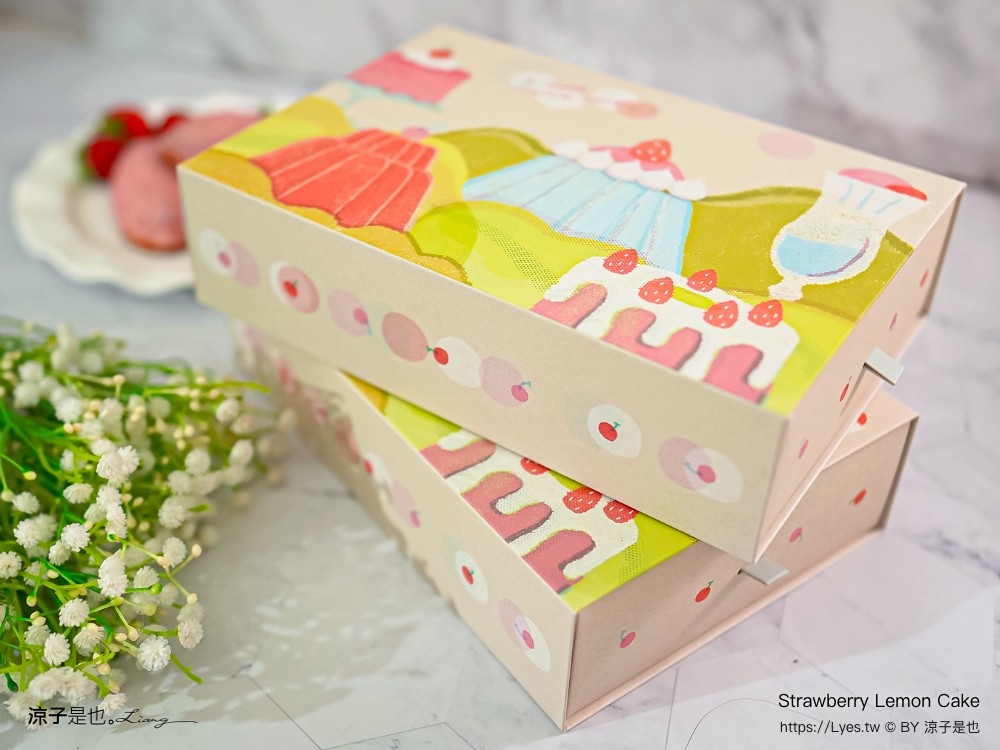 陳允寶泉 草莓檸檬蛋糕 台中伴手禮 台中美食 台中蛋糕 草莓蛋糕 團購美食 年節禮盒