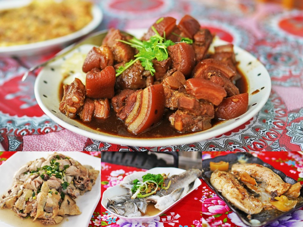台南後壁-富貴食堂(附菜單) 菁寮老街美食 體驗古早味割稻飯 爌肉入味香Q好口感