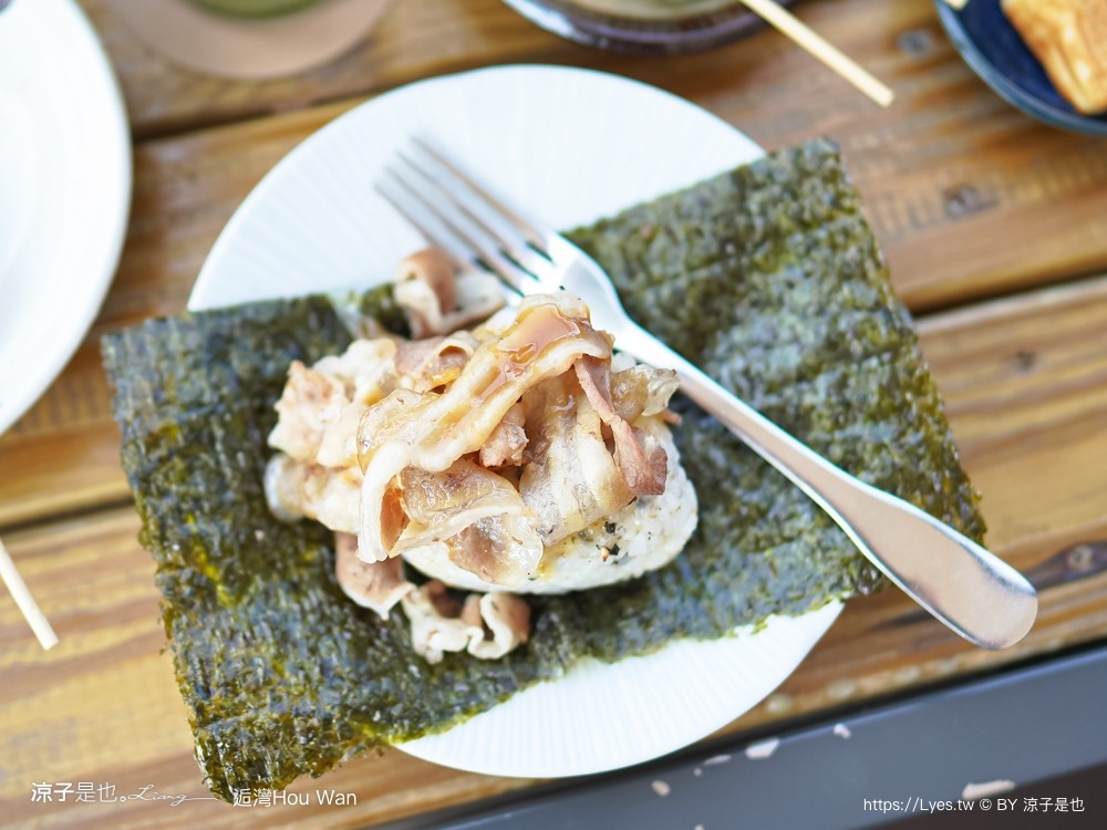 海景咖啡廳 墾丁海景餐廳推薦 日式茶點 烤飯團 日式糰子 hou wan