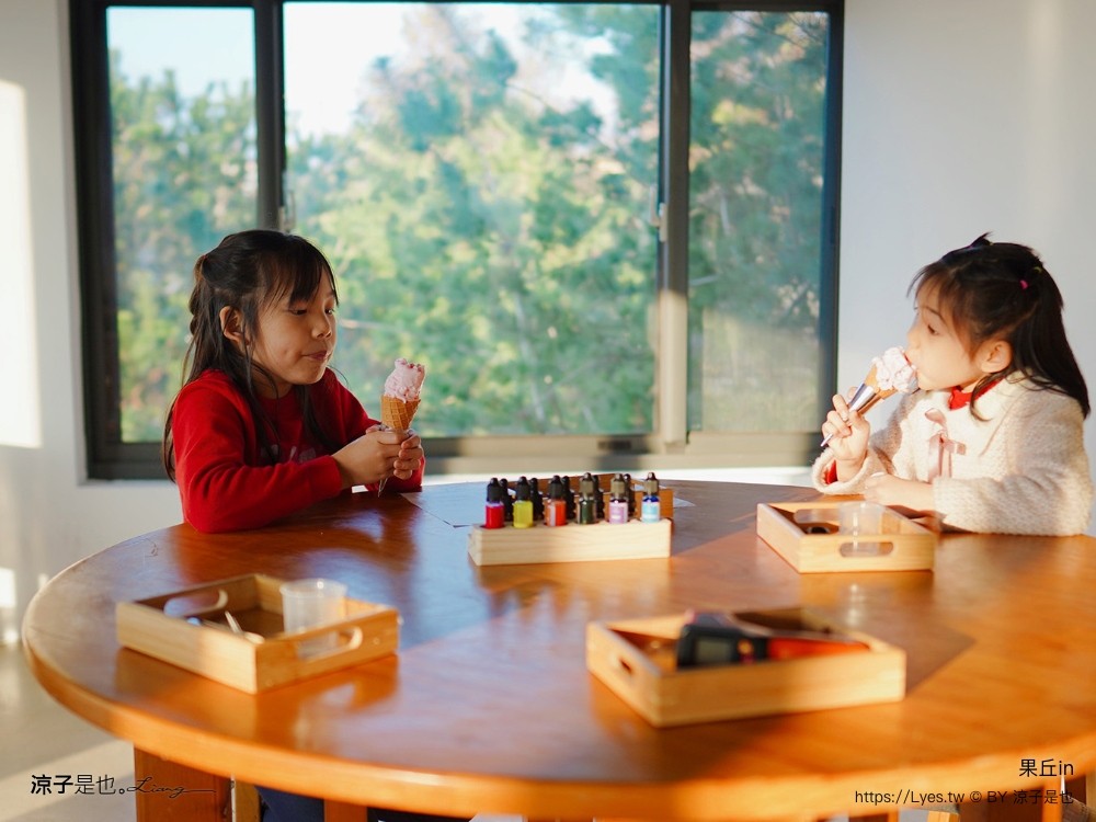 果丘in 埔里景點 南投伴手禮 親子景點 親子diy 菜單 埔里咖啡館 繡球花霜淇淋 果丘in白木耳吸凍飲專賣店 文青空間 good choice