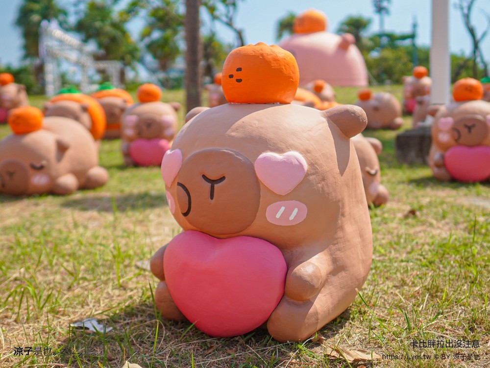 2025卡比胖拉出沒注意 台南景點 親子景點 水豚君 安平漁人碼頭 親子旅遊 假日市集 卡比胖拉夜間燈光秀 臺南萌翻天