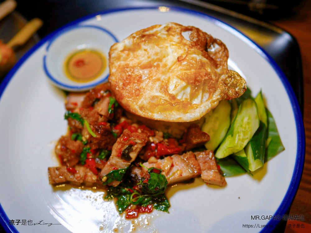 嘎拋先生 菜單 泰式打拋專賣店 台中中區美食 阿杜皇家泰式料理 品牌 泰式料理推薦 單人簡餐 第二市場 mrgapao