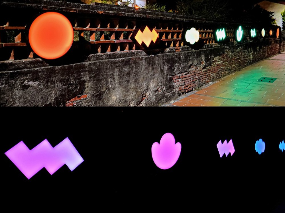 台南鹽水-月之美術館「2021漫月美行動」搶先看!18大燈光藝術x兔大叔帶路x老街地圖 夜間美術館美翻了