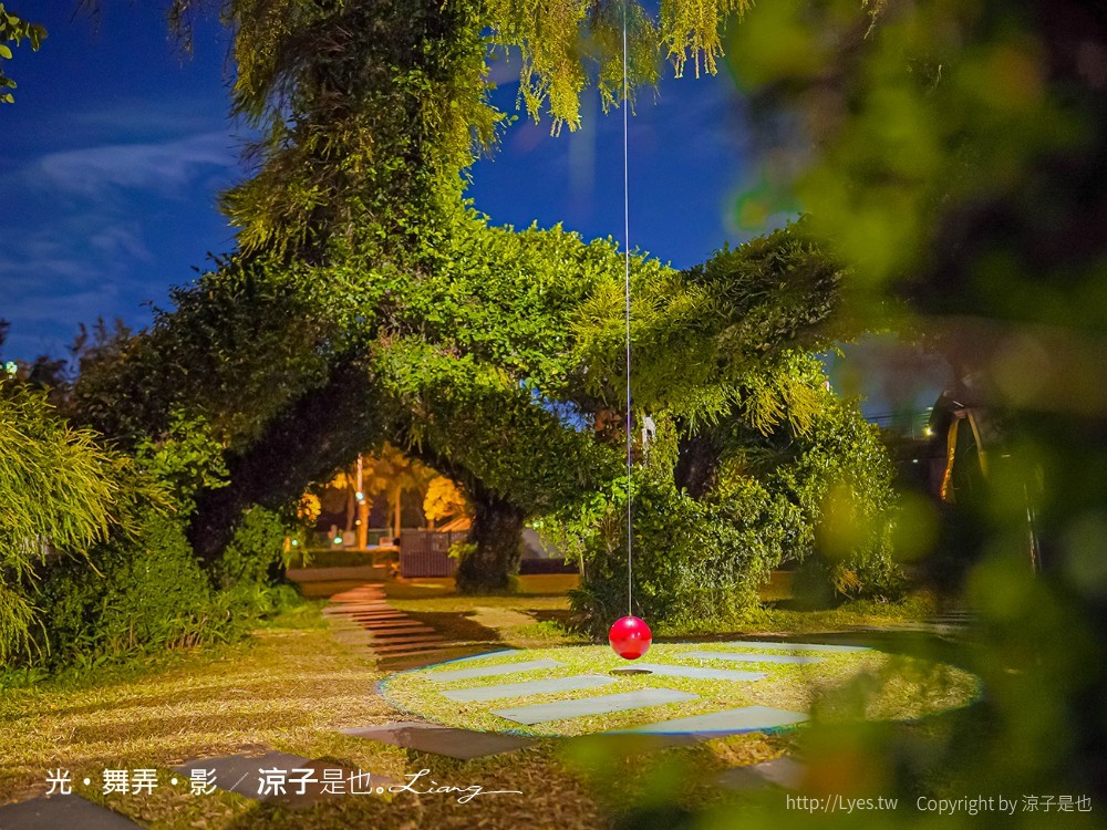 2022臺灣國際光影藝術節 台中光影展 美術館光影藝術節 夜景 光‧舞弄‧影 戶外裝置藝術 IG打卡