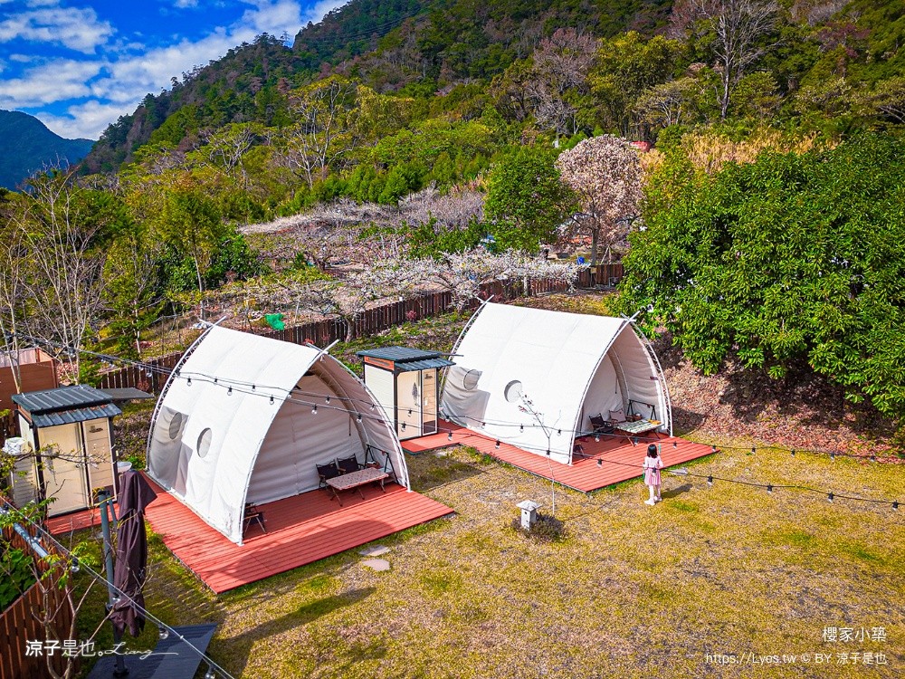 櫻家小築 櫻家小築 谷關住宿 空拍 懶人露營