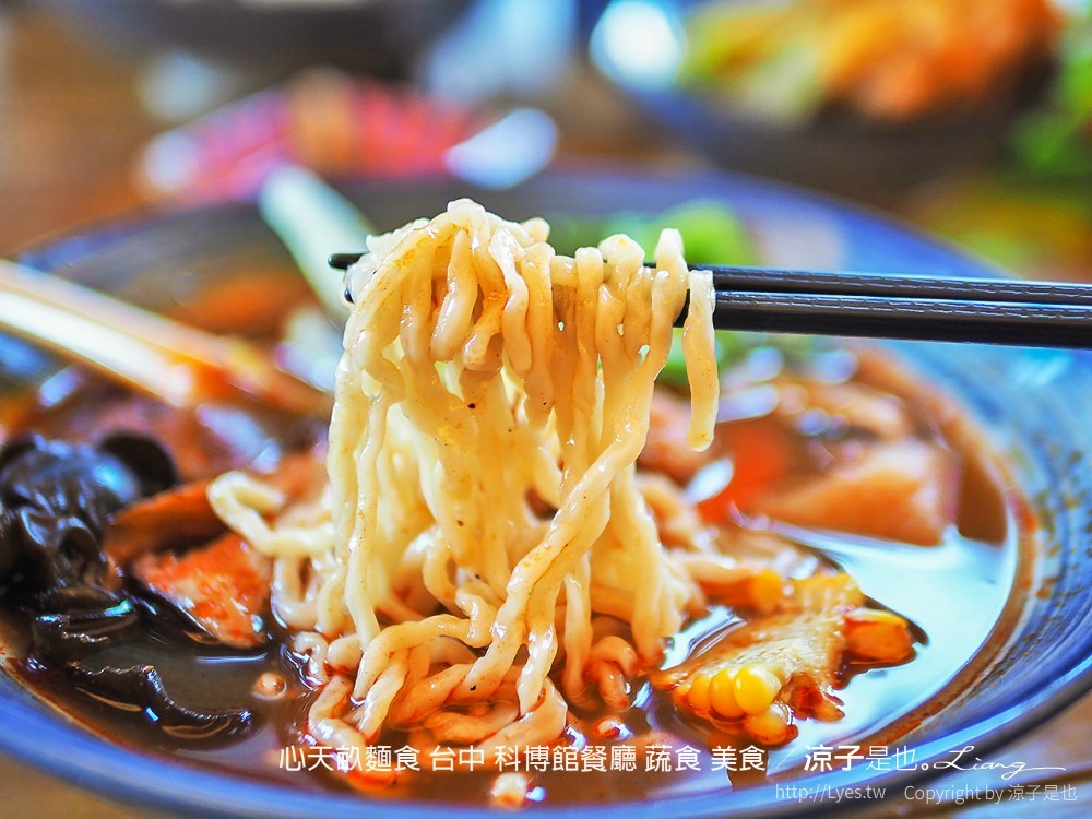 心天畝麵食 台中 科博館餐廳 蔬食 美食