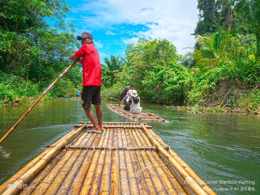 Komol’s Corner Bamboo Rafting Khao Lak 竹筏漂流 普吉島景點 泰國親子景點 攀牙景點 泰國景點推薦 泰國雨林生態體驗