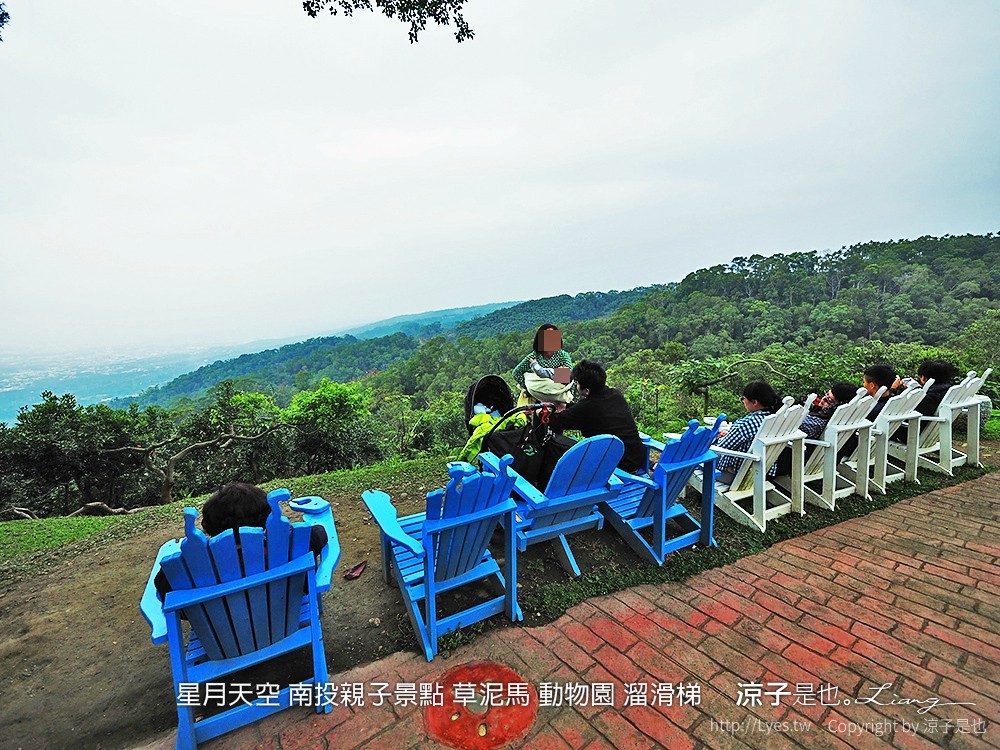 星月天空 南投親子景點 草泥馬 動物園 溜滑梯