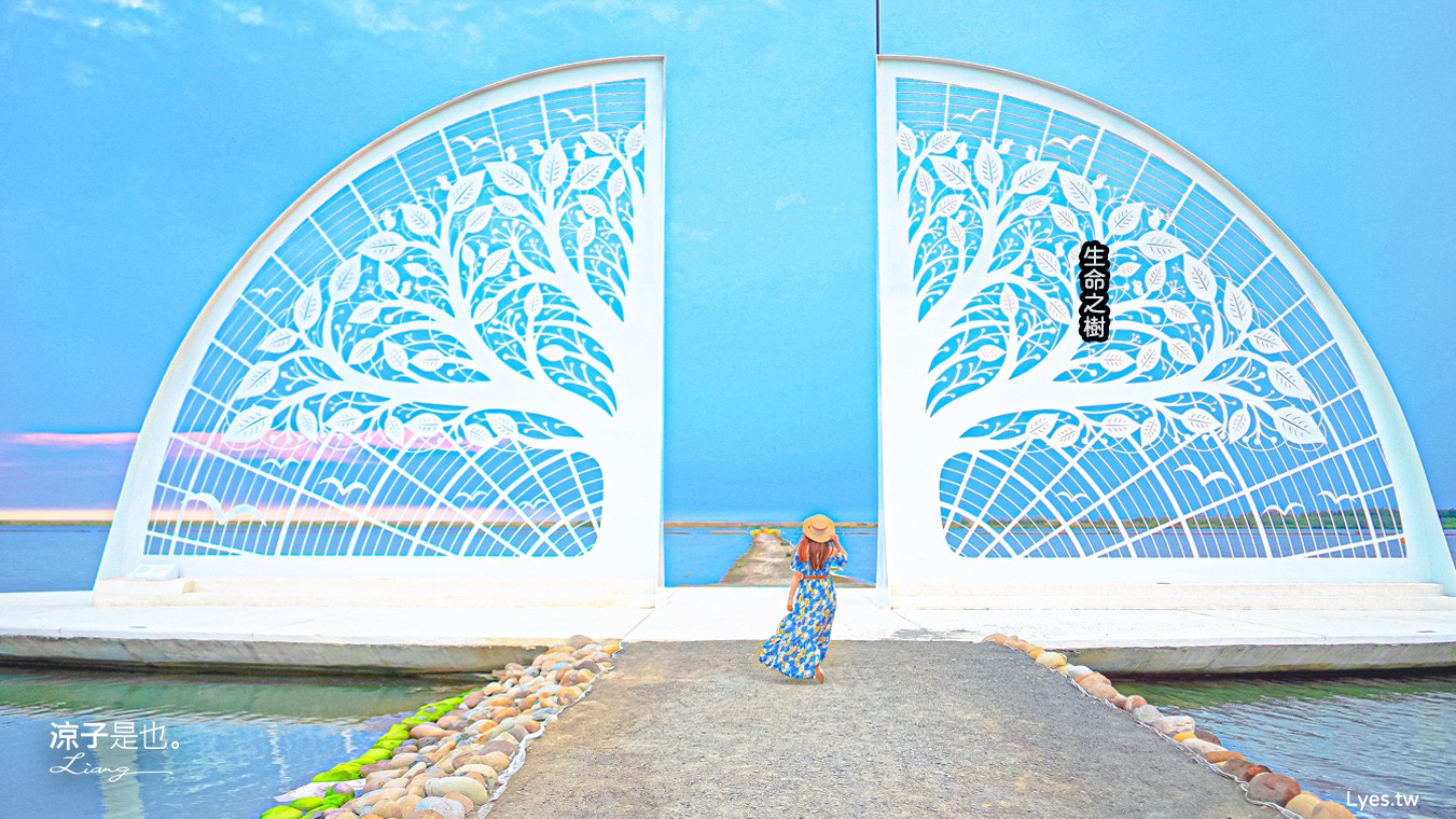 生命之樹 台南景點 鹽田裝置藝術 海上步道 青鯤鯓 扇形鹽田 台南 將軍景點 IG 拍照 打卡