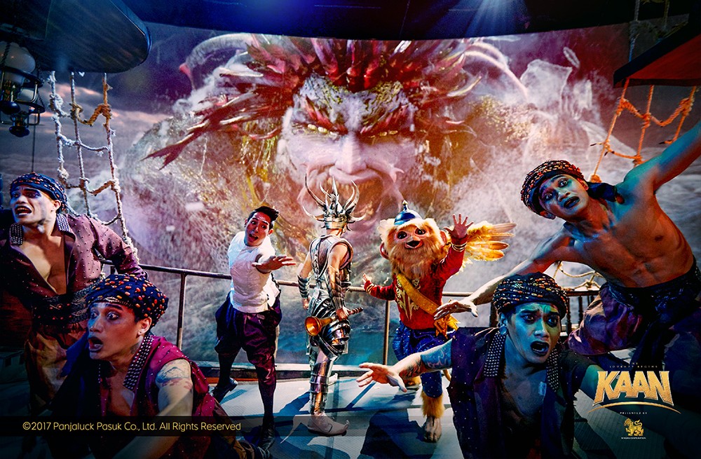 泰國-KAAN SHOW PATTAYA 芭達雅親子景點 結合4D投影、舞台、雜技的奇幻表演秀