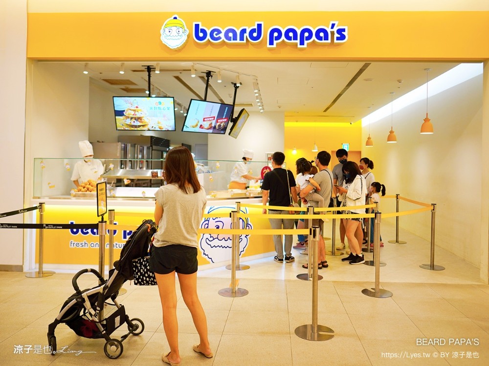 菜單 台南三井outlet美食 餐廳推薦 日本名店 beard papas日式泡芙工房