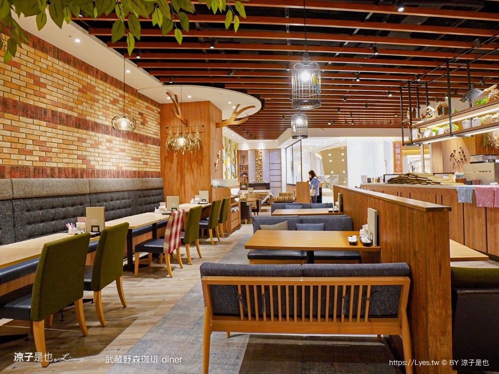 武藏野森珈琲diner 菜單 台中 lalaport 美食 台中車站早午餐 日本咖啡廳 森林系