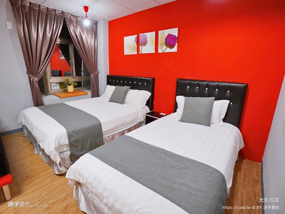 光影民宿 嘉義住宿推薦 布袋民宿 房型 雙人房 四人房 背包客