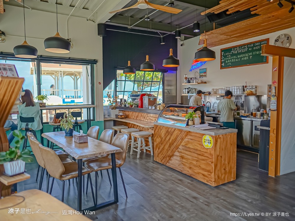 海景咖啡廳 墾丁海景餐廳推薦 日式茶點 烤飯團 日式糰子 hou wan