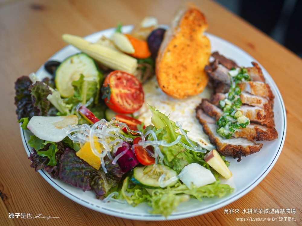 萬客來水耕蔬菜微型智慧農場 菜單 台南餐廳 台南美食 玻璃屋餐廳 台南景觀餐廳 早午餐