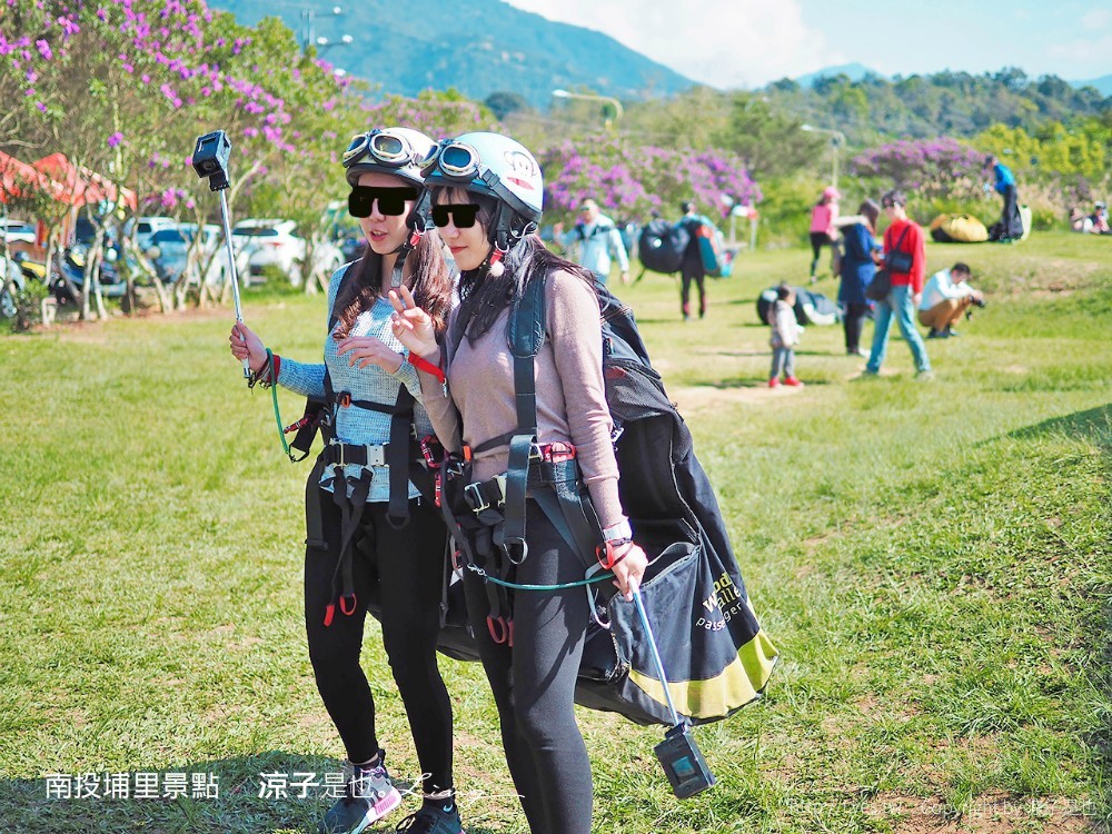 埔里景點 夜景 虎頭山觀景台 南投親子景點 埔里飛行傘基地 台灣地理中心碑