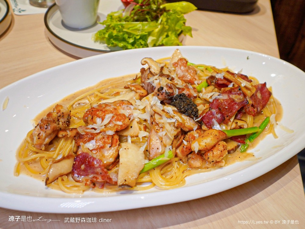 武藏野森珈琲diner 菜單 台中 lalaport 美食 台中車站早午餐 日本咖啡廳 森林系