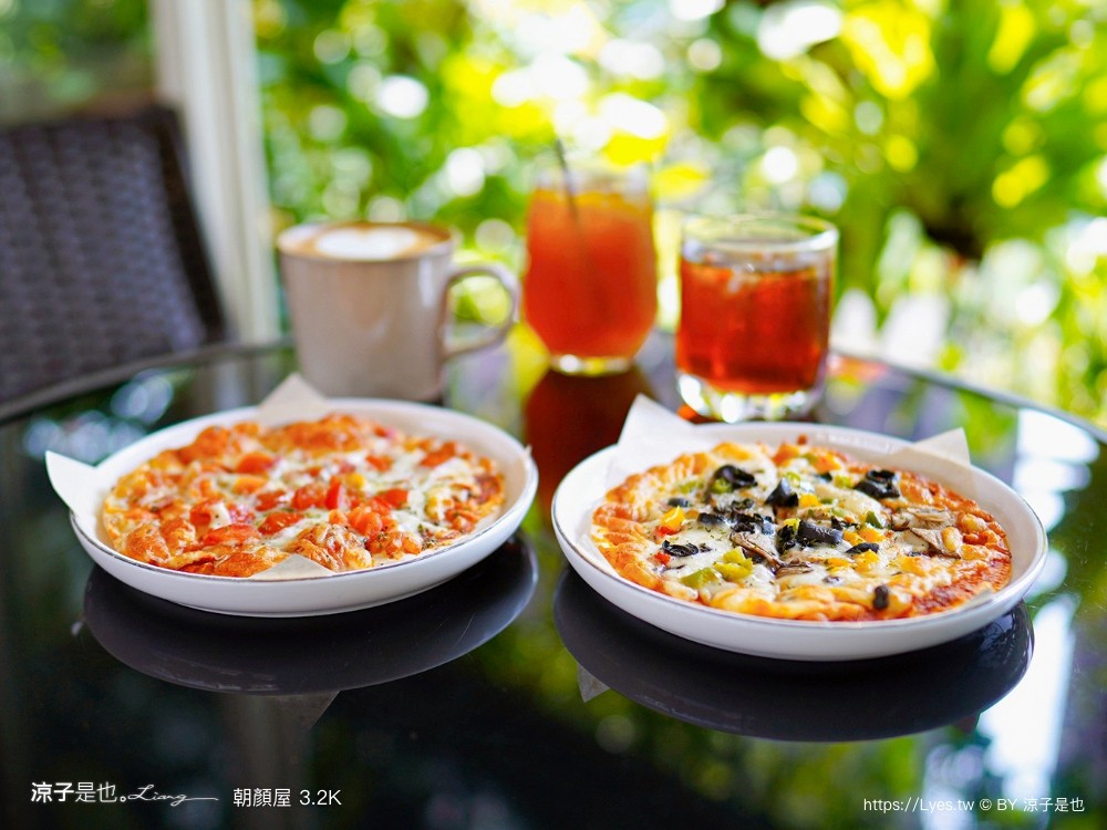 朝顏屋32k 菜單 桃園早午餐 桃園咖啡館 森林系溫室餐廳 披薩 桃園下午茶 隱藏版 貝果 停車 鐵路咖啡