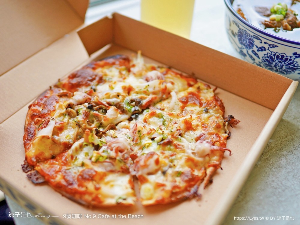 9號咖啡外澳館 溜滑梯 咖啡館 踏浪玩沙親子景點 龜山島咖啡