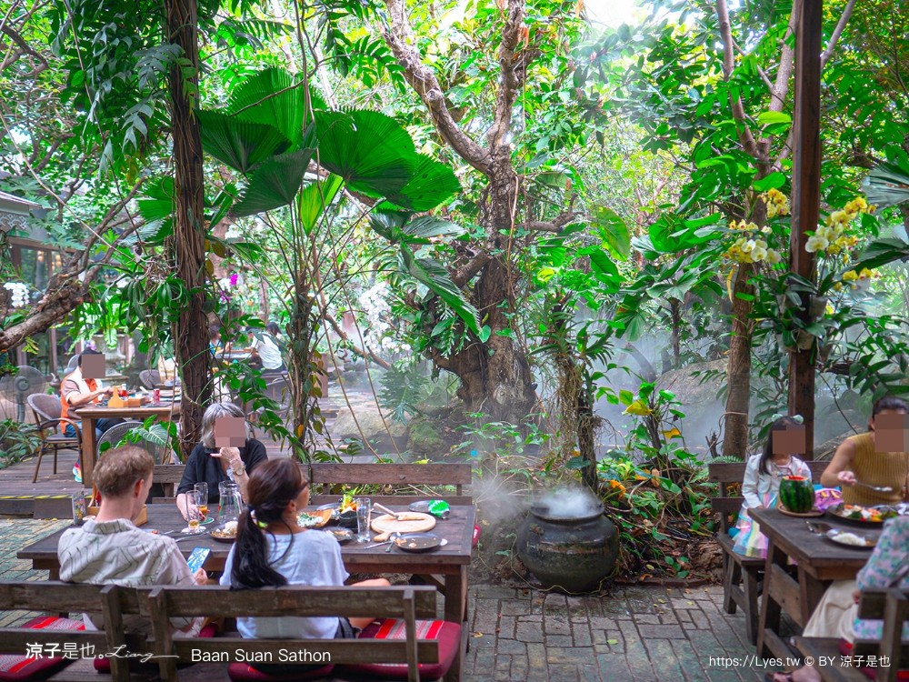 Baan Suan Sathon 泰國曼谷 森林系餐廳 推薦 泰式料理 網美風 交通 下午茶