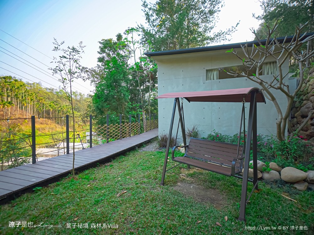 葉子祕境 南投埔里民宿 森林住宿 villa 豪華懶人露營 一泊二食 飯店 netflix disney 日月潭 早餐 晚餐