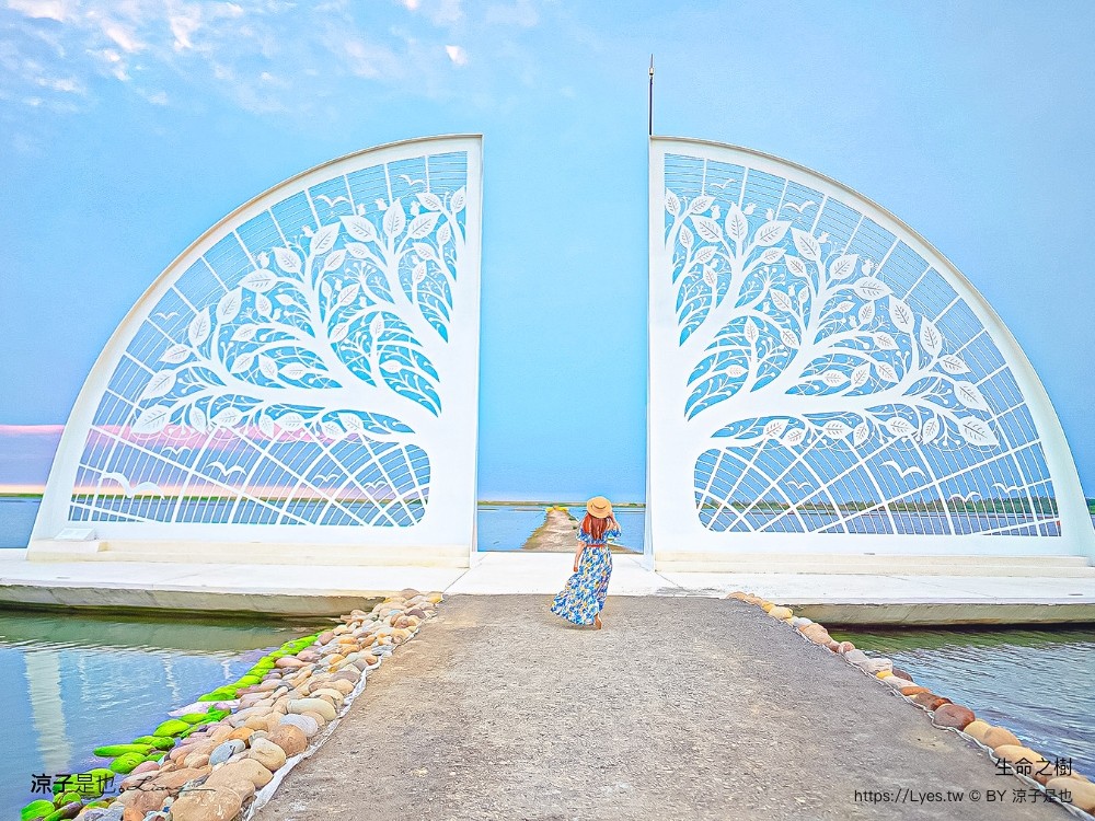 生命之樹 台南景點 鹽田裝置藝術 海上步道 青鯤鯓 扇形鹽田 台南 將軍景點 IG 拍照 打卡