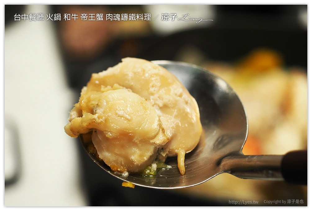 台中餐廳 火鍋 和牛 帝王蟹 肉魂鑄鐵料理 - 涼子是也 blog