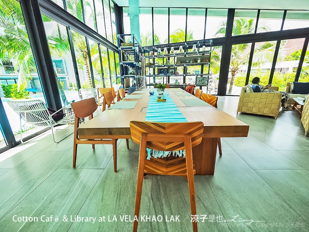 cotton café library la vela khao lak