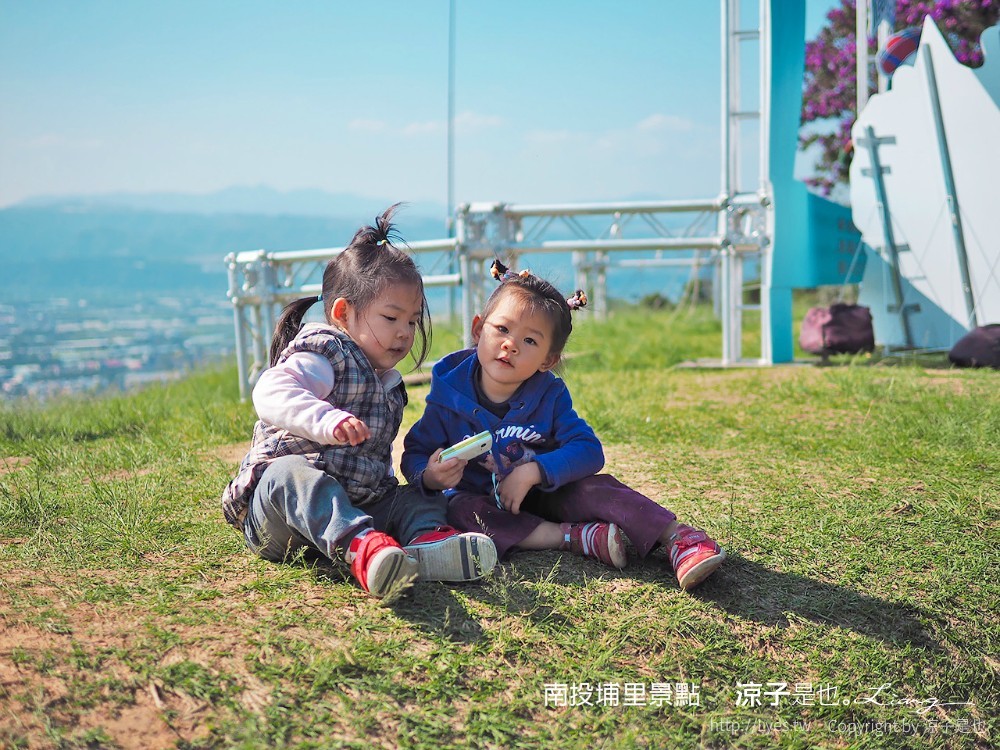 埔里景點 夜景 虎頭山觀景台 南投親子景點 埔里飛行傘基地 台灣地理中心碑