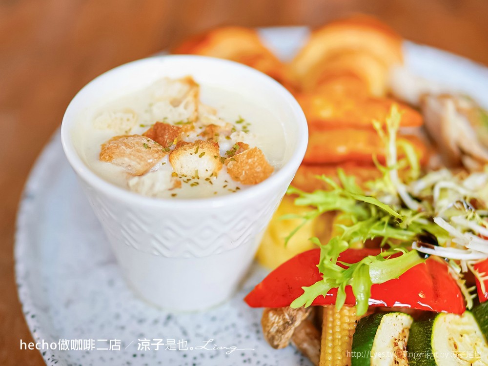 hecho做咖啡二店 菜單 台中西區美食 勤美草悟道早午餐 巷弄餐廳 Brunch & Bistro