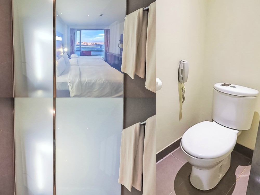 桃園-台北諾富特華航桃園機場飯店(房型&早餐) 室內泳池可看飛機 親子戲水池x蒸氣室x烤箱