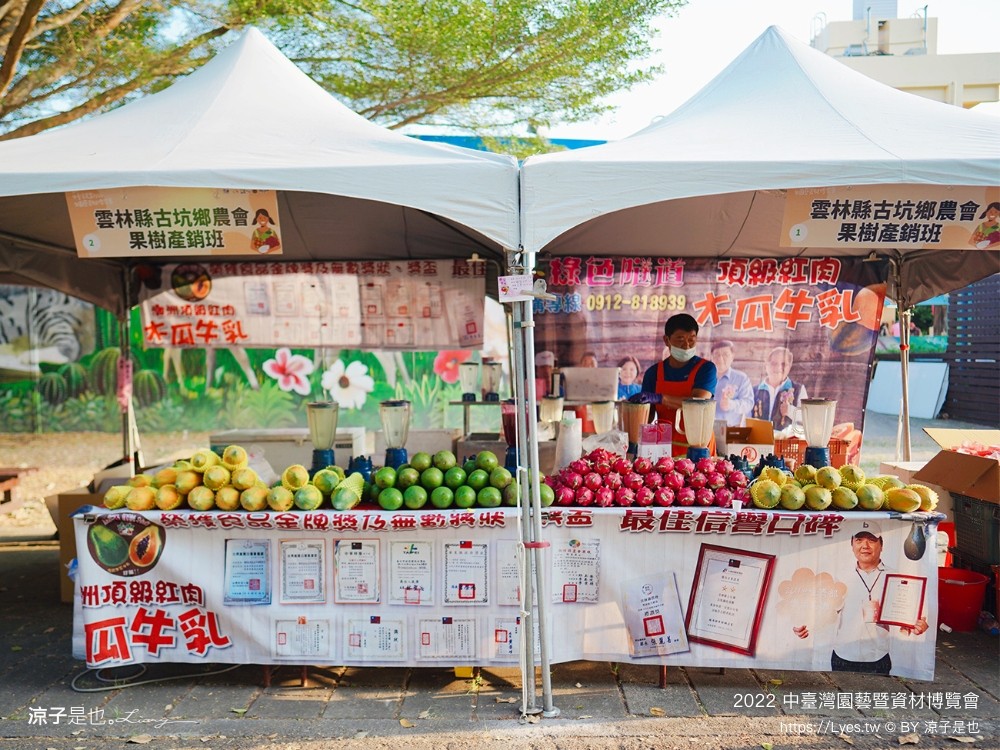 2022中臺灣 氣墊遊戲區 溜滑梯戲水池 農產品展售 美食小吃